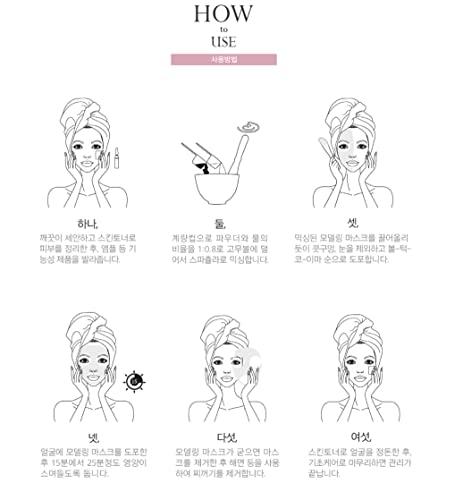 Anskin Anskin Modeling Mask Powder Pack Cool Ice for Soothing and Pore Management, 240g