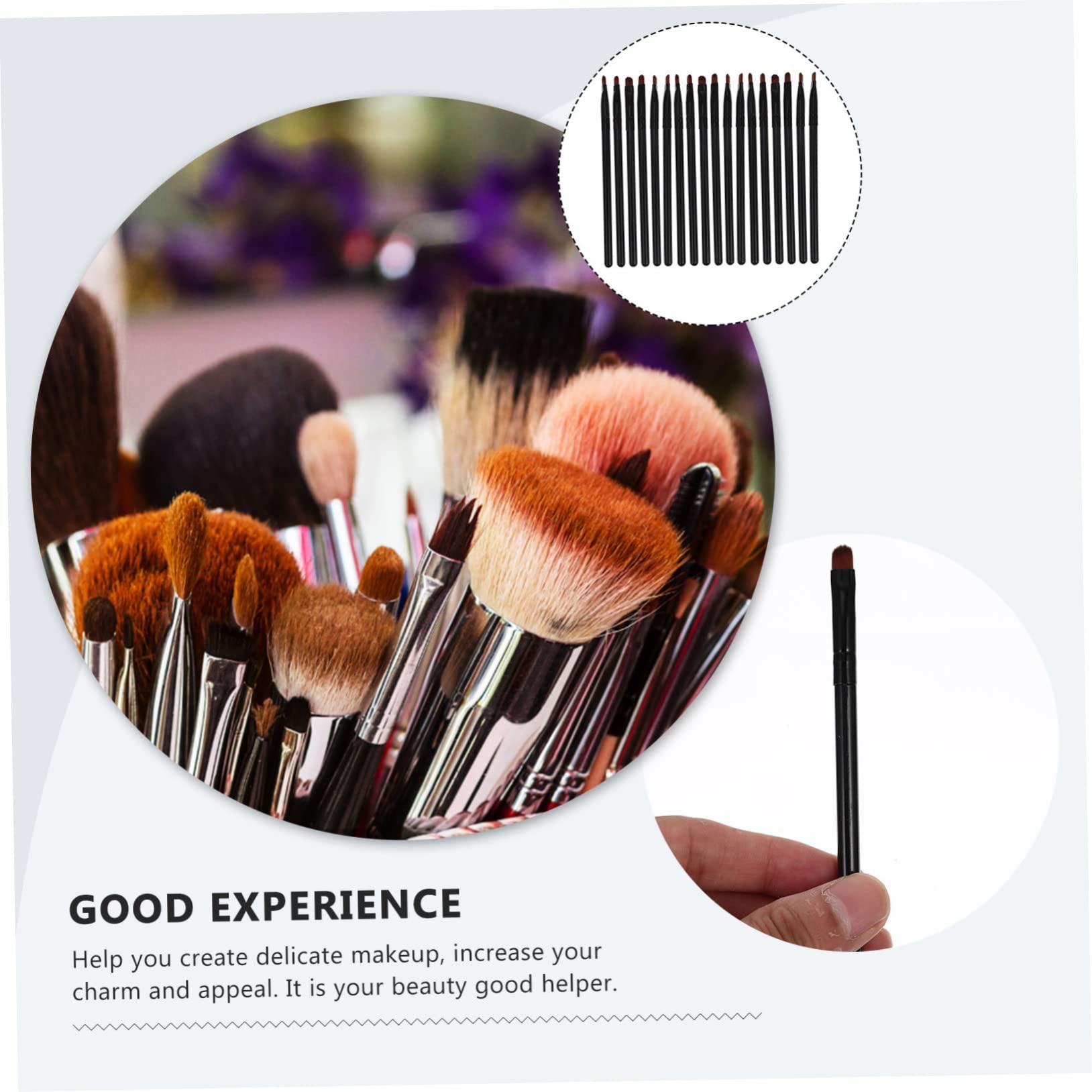 minkissy minkissy 54 Pcs Concealer Brush Makeup Brush Highlighter Makeup Eye Cream Face Mask Applicator Gloss Mask Cleaning Brush Eye for Makeup Lash Shampoo for Eyelashes Extensions Black Plastic