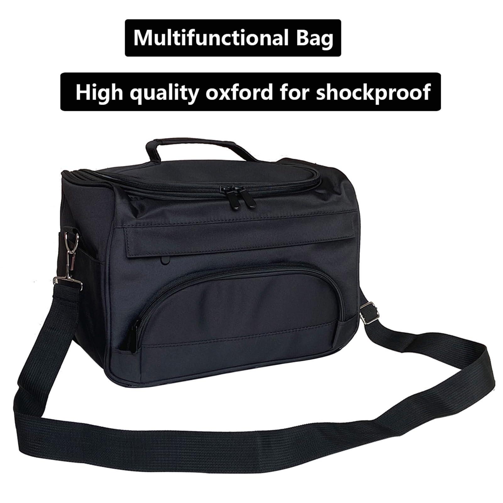 LPNALJL LPNALJL Salon Barber Tool Bag Portable Travel Case for Hair Styling, Large Capacity Beauty Hairdressing Barber Tool Bag for Hair Salon Shoulder Travel Storage Case Organizer, Black