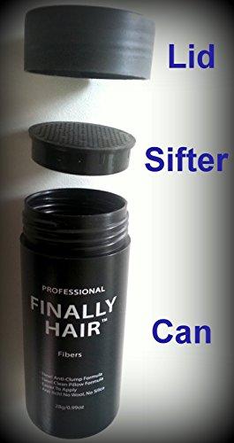 Finally Hair Hair Building Fibers - Dark Blonde 50 Gram Refill - Refill Your existing fibers bottle. Hair Filler Fibers. Cover Grey Roots Concealer by Finally Hair (50g 50gr 50gram 50 G Gr Dark Blond)