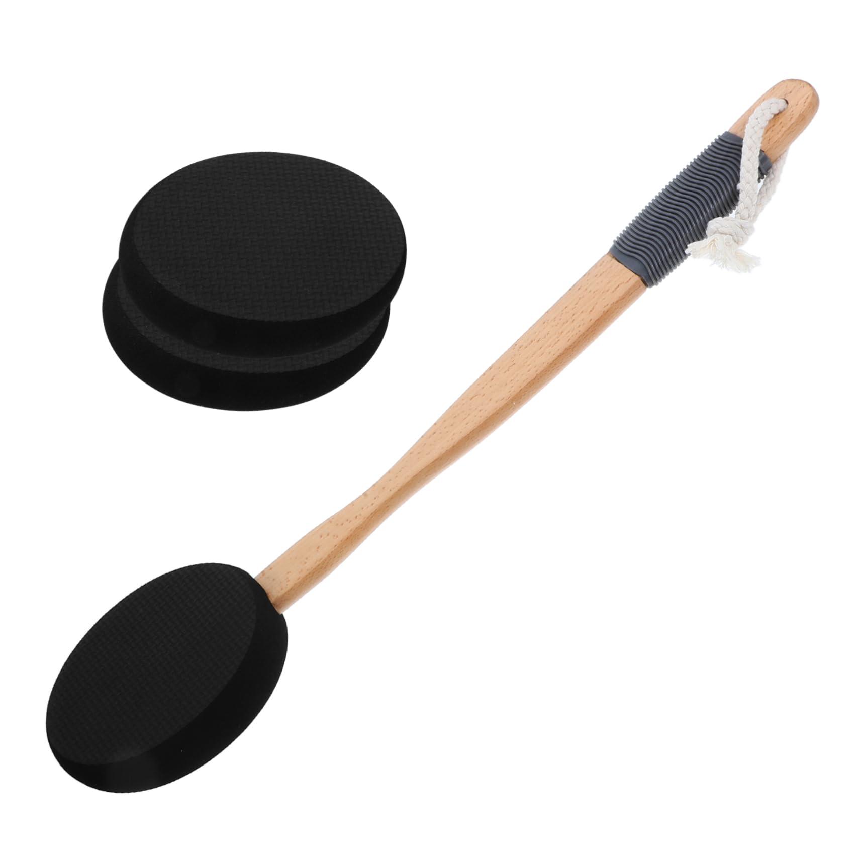 LALADEFIEE LALADEFIEE Scalp Care Back Lotion Applicator Set Ergonomic Design Long Handle Bath Brush Back Scrubber Exfoliating Brush Portable Back Scrubber