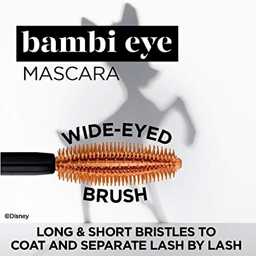 L'Oréal Paris L'Oreal Paris Makeup Bambi Eye Mascara, Lasting Volume, Length & Lift, Doe-eye Definition, No Clumping, Washable, Blackest Black 0.21 Fl Oz