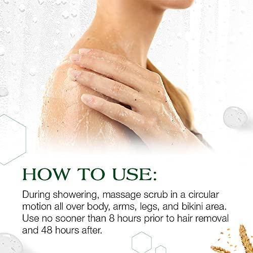 GiGi GiGi No Bump Body Scrub - Exfoliating Scrub for Ingrown Hair & Razor Bumps, Pre & Post-Waxing Treatment, Smooths Skin & Prevents Irritation, 6 oz, 1 Pack