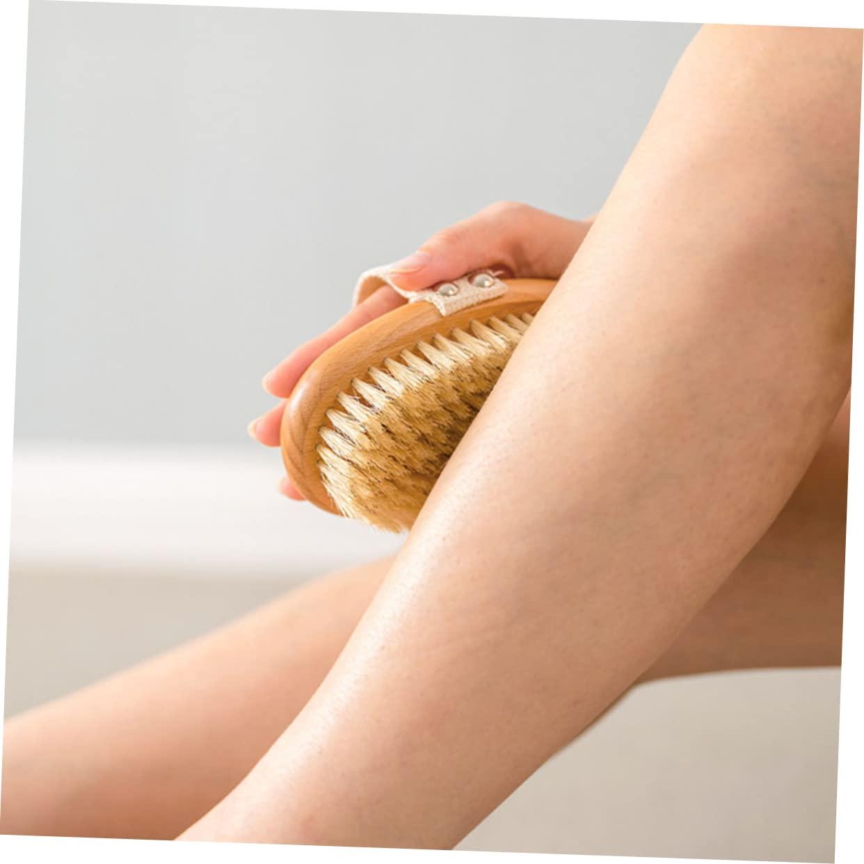 FOMIYES FOMIYES Body Brush for Dead Skin Removal Natural Bristle Wood Shower Brush Bath Exfoliator Brush