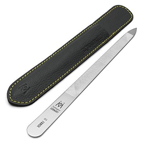GERmanikure GERMANIKURE Original Triple Cut Metal Nail File, Double Sided FINOX Stainless Steel, Ethically Made in Solingen Germany