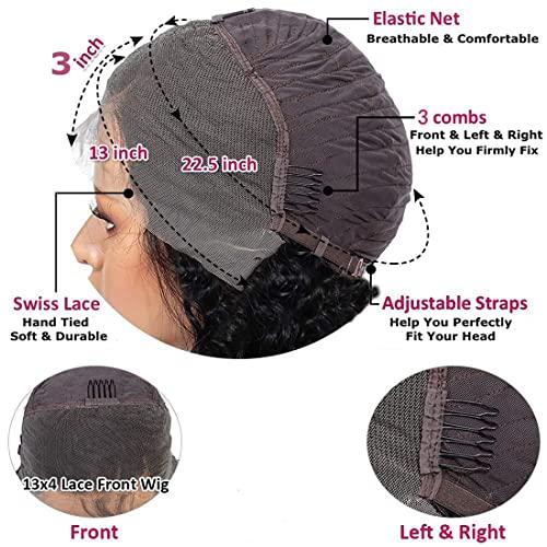 xiweiya xiweiya Mint Green Lace Wigs 13x3 Lace Long Silky Straight Wig Olive Green Synthetic Lace Front Wig Middle Part Heat Resistant Silky Soft Hair For Drag Queen Cosplay Wigs