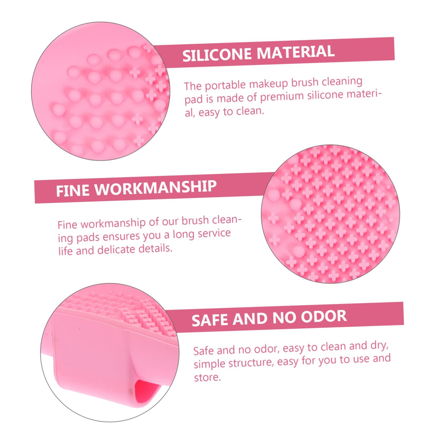 Beatifufu Beatifufu Makeup Brush Cleaning Pads Brush Rinsing Mats for Easy Makeup Brush Cleaner Soft and Durable Brush Washing Mat