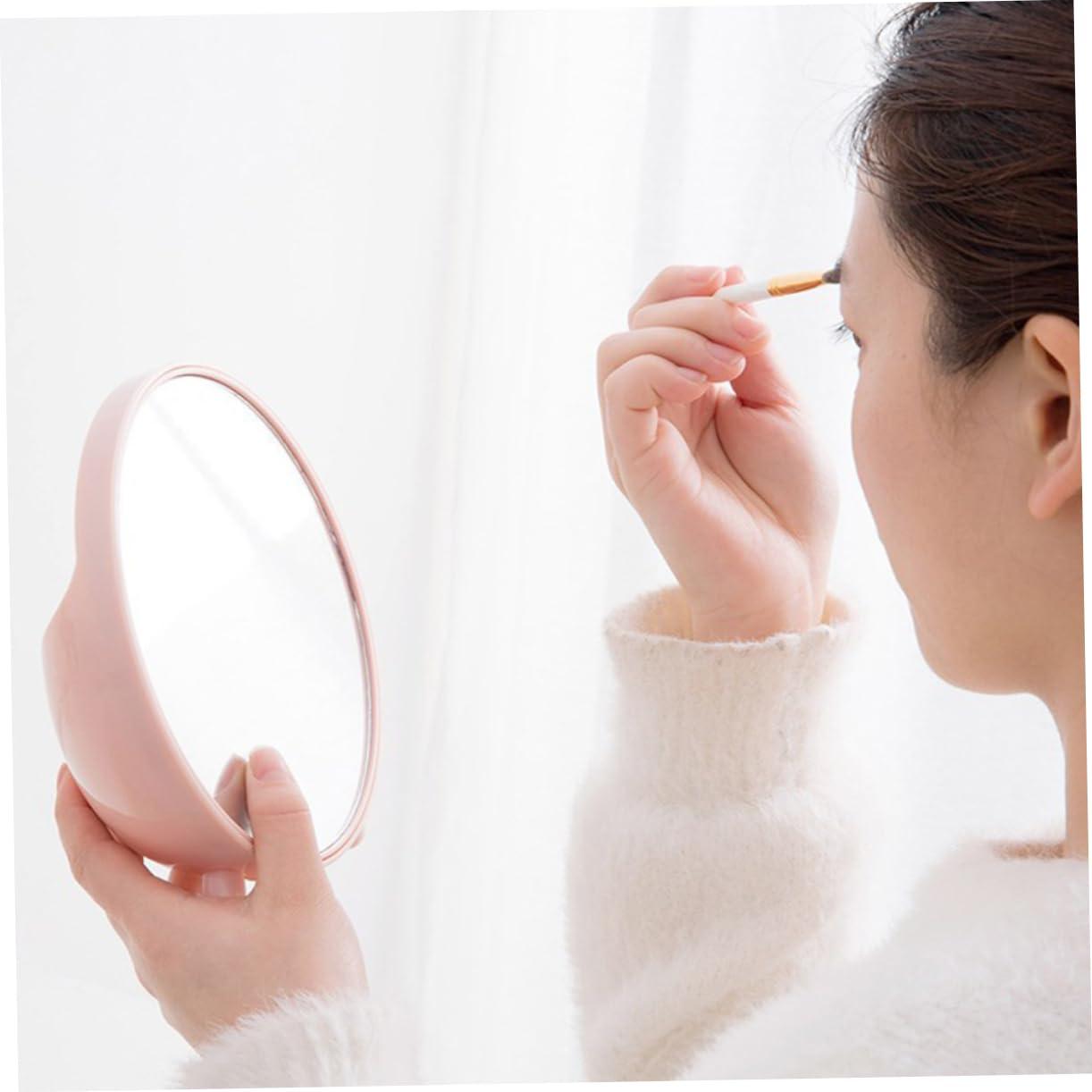 OHPHCALL OHPHCALL Makeup Vanity Mirror Desktop Storage Vanity Mirror Beige Gofts Onesis