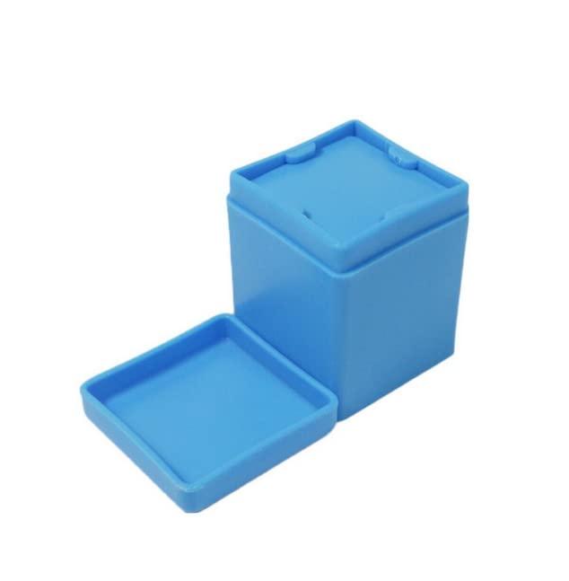 AmeriCan Goods AmeriCan Goods Dental Gauze Sponge Dispenser with Spring Comfprtable for Dental Sponges, Dental Gauze & Nail Wipes Dispenser 2\"x 2\" White (Blue)