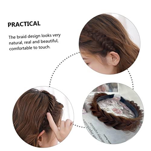 Beaupretty Beaupretty 6 pcs accessories hair crochet braids for black women non-slip wig Twist girls headbands to weave braid hair accessories hair accessories braided wig headband Headband girl loose