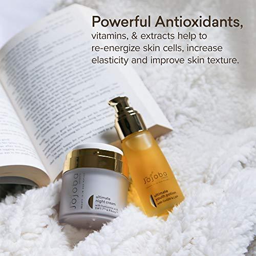 THE JOJOBA COMPANY BEAUTY IS IN OUR NATURE Jojoba Ultimate Night Cream - Visibly Reduces Wrinkles - Enhances Skin Regeneration - Improves Skin Texture - 50ml