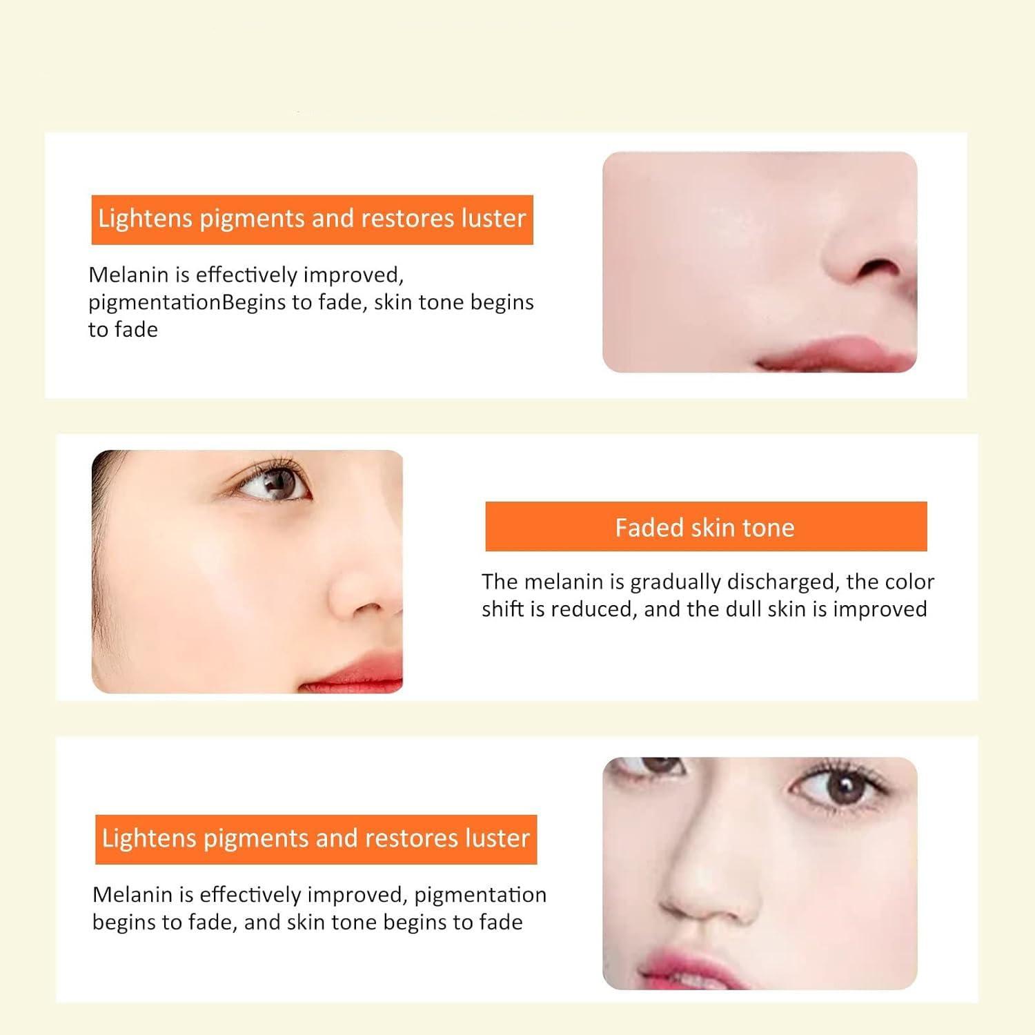 TOKZON Triple-action Blemishskin Corrector Serum, Blemish Skin Corrector Serum, Eliminate Melanin Freckle, Vitamin C Anti Aging Skin Clearing Serum-3pcs