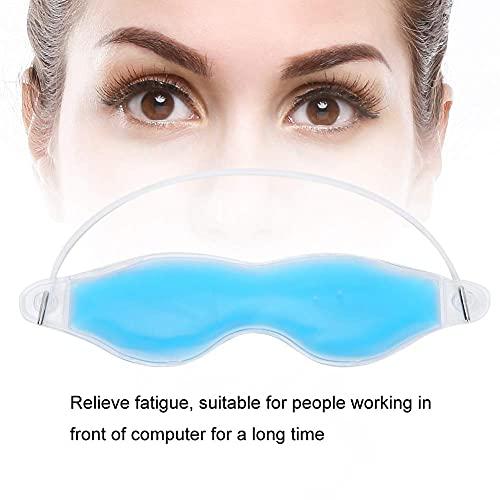 TMISHION Reusable Summer Ice Cooling Gel Sleeping Eye Mask, Eye Pillow for Puffy Eyes Stress Relief, Hot Cold Therapy Gel Eye Mask for Sleep and Travel