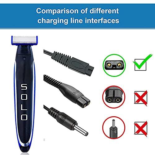 Shave Right Shave Right USB Cable Compatible with MicroTouch Solo Men's Electric Shaver, 39.4in 5V Replacement Charger Cord
