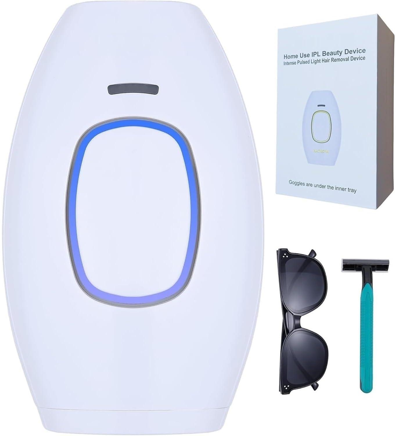 Gransumr Home Use Beauty Device IPL Laser Hair Removal for Women and Men,999999 Flashes at-Home Laser Hair Removal Device