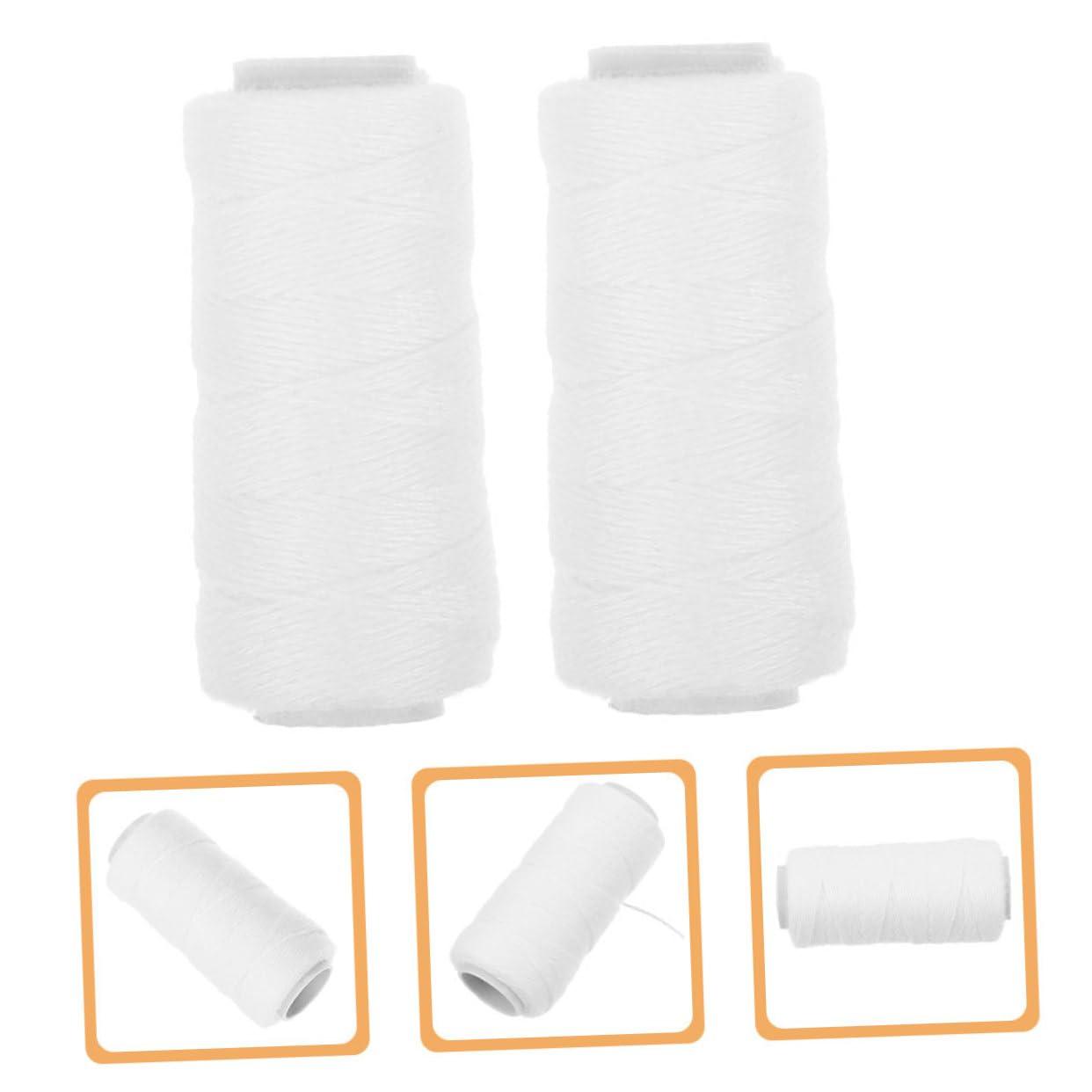 NOLITOY NOLITOY Facial Hair Remover Thread Face Threading Hair Removal Machine Thread 6 Rolls of Soft Cotton for Facial Epilator Threading