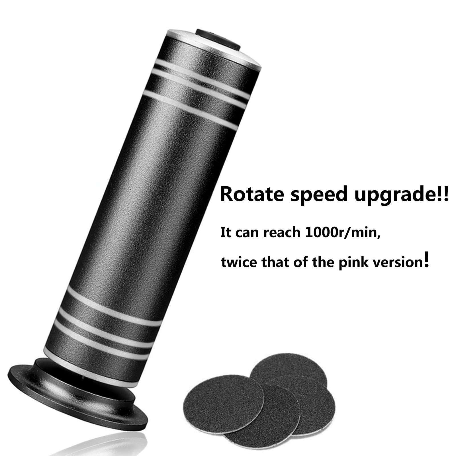 krofaue krofaue Upgrade Electronic Foot File Grinder (Speed Adjustable)- 60 PCS Replaceable Sandpaper Discs 80 Grit & 100 Grit