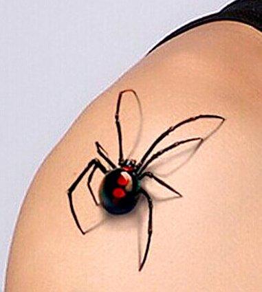 KazCreations Spider 3D Temporary Tattoos