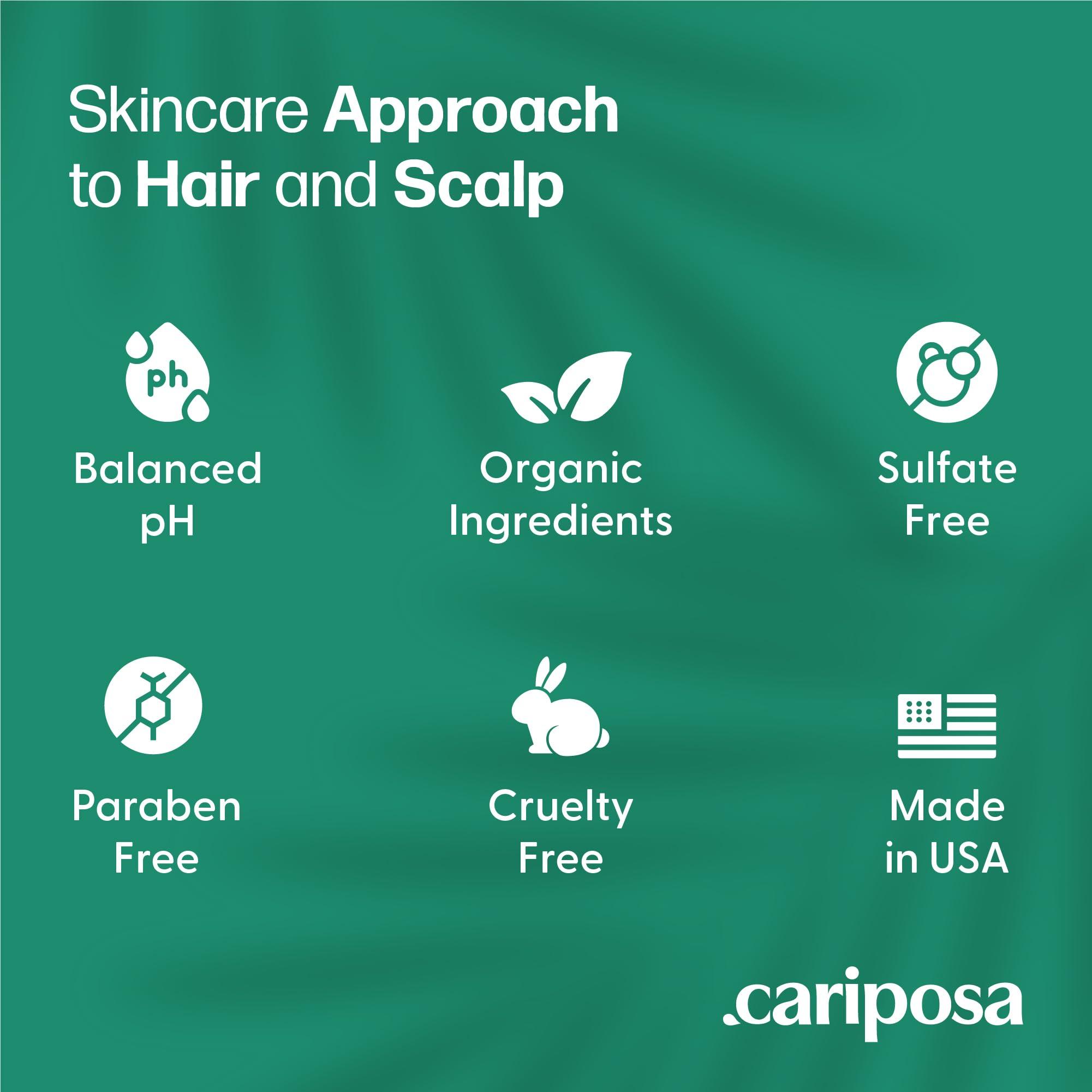 Cariposa Beauty Cariposa Beauty Tea Tree Shampoo and Conditioner Set - Paraben & Sulfate Free Dandruff Shampoo for Women & Anti Dandruff Conditioner for Flake Free Hair & Scalp - Promotes Hair Growth & Healthy Scalp