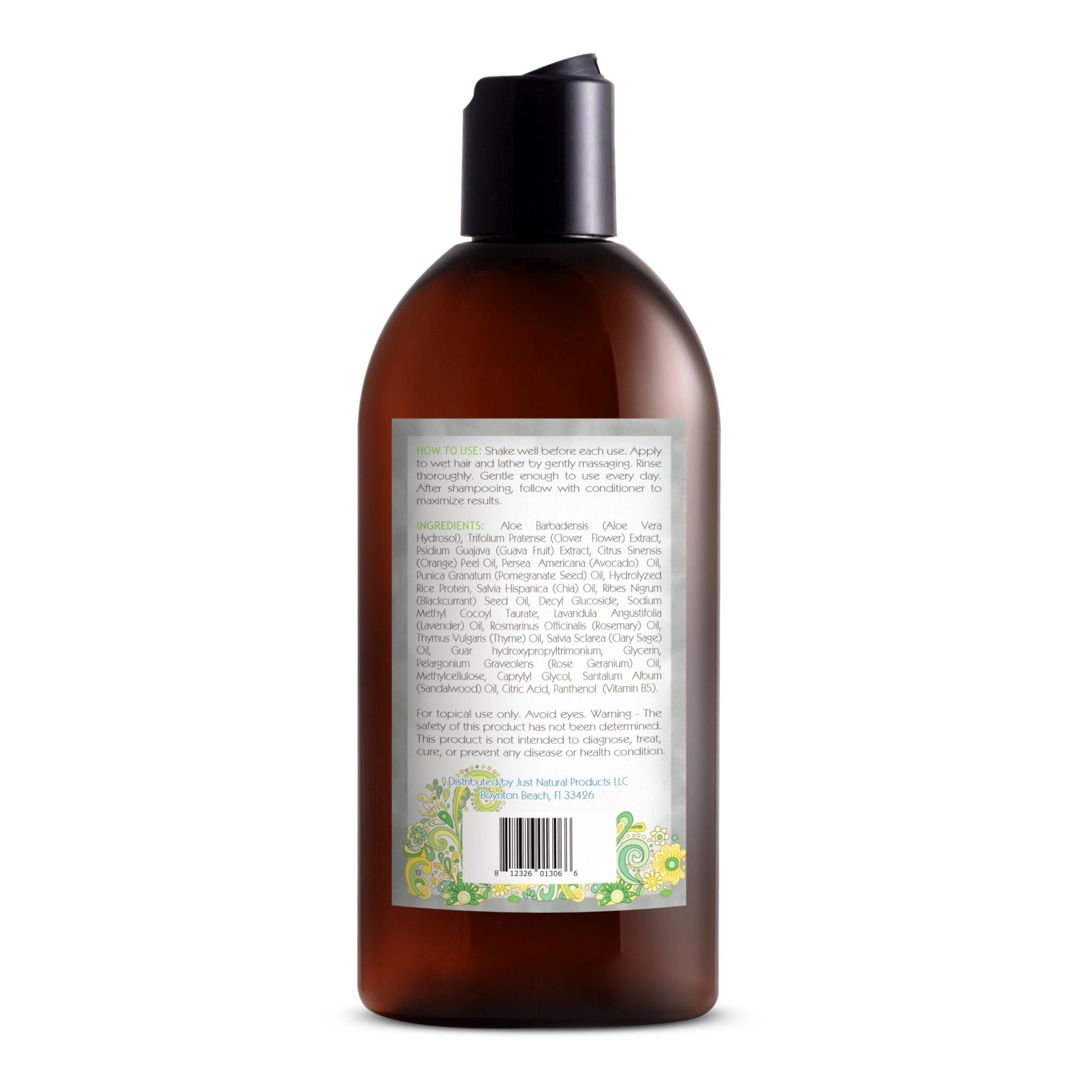 Just Nutritive Just Nutritive Men\'s Gray Hair Shampoo | Remove Yellowing or Brassy Tones with No Sulfates | Natural Ingredients | Gray Hair Treatment | 8 oz.