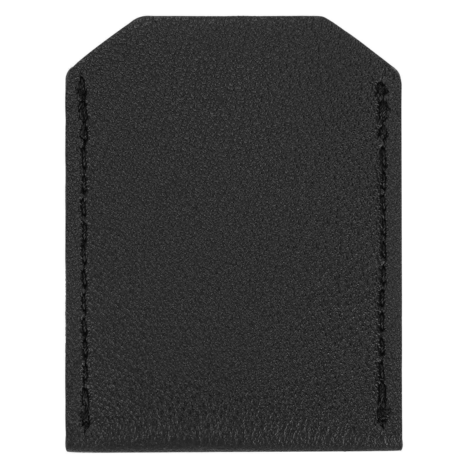 Linkidea Linkidea 4 Pack Safety Razor Head Protector Cover, Shaving Travel Cover Handmade, Double Edge Safe Shaver Travel Accessories (Black)