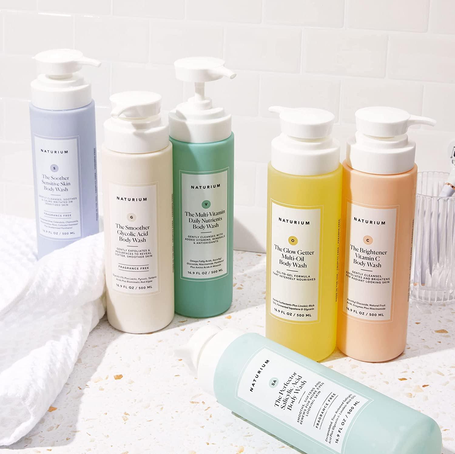 Naturium Naturium The Soother Sensitive Skin Body Wash, Gentle Skin-Soothing Formula, 16.9 oz