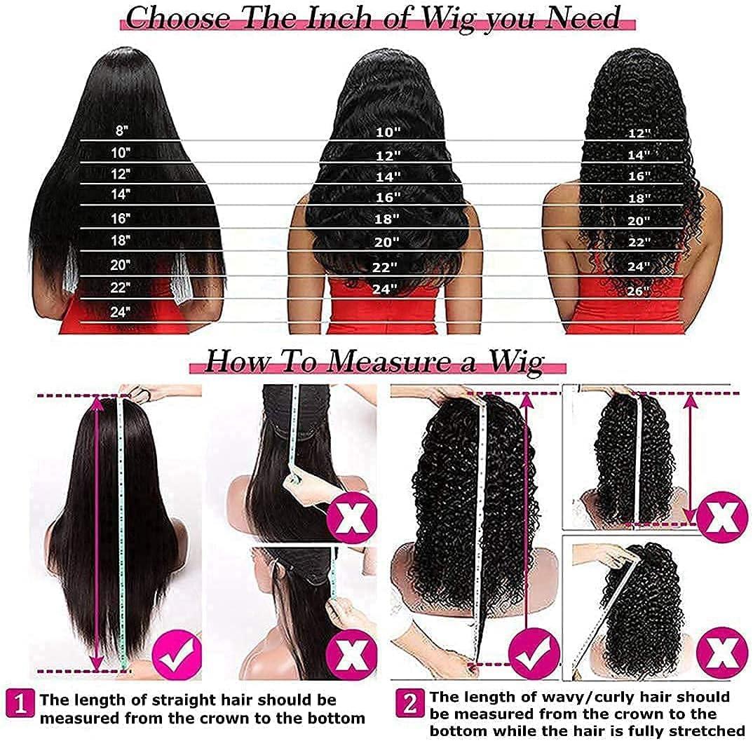 CRANBERRY 4x4 Frontal Lace Closure Wig Human Hair Water Wave Lace Front Wig 26inch For Black Women 180% Density Brazilian Virgin Remy Human Hair Water Wave Lace Closure Wig Glueless Pre Plucked Nature Color