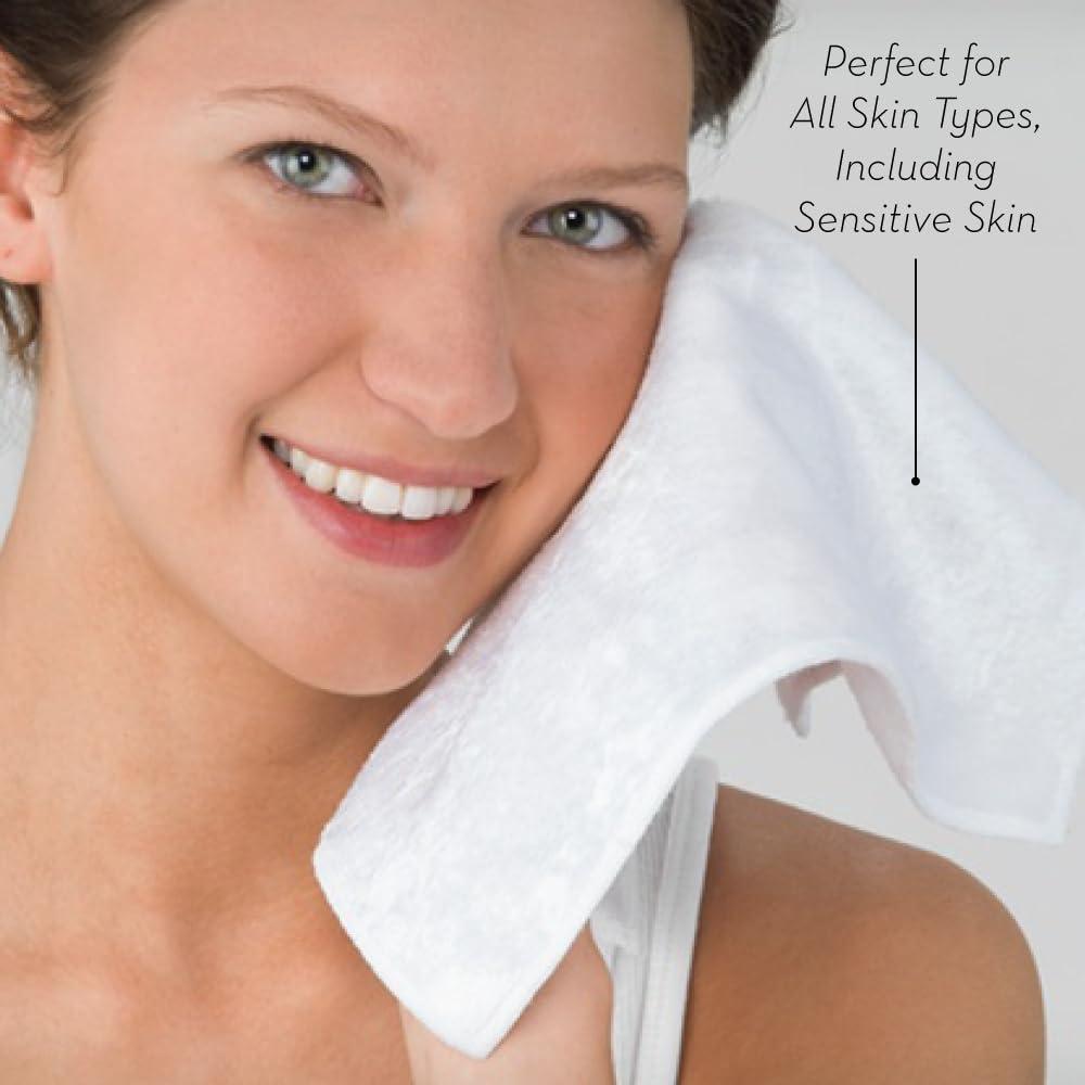 Wonder Wonder Cloth (Pack of 6) - All Natural Make-Up Remover Cloth, Removes Makeup Instantly with Just Water, Cleanses and Exfoliates, Machine Washable