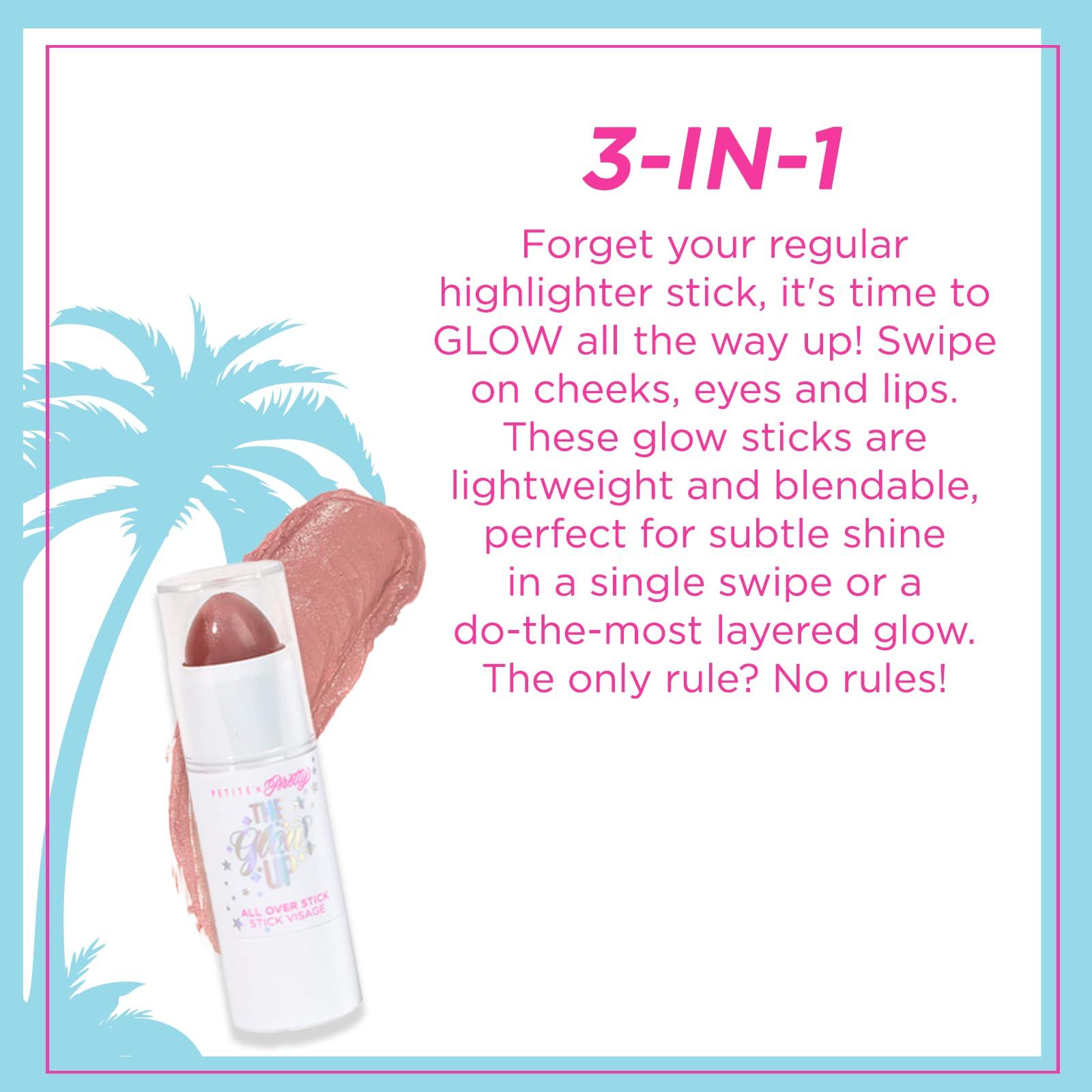 Petite \'N Pretty Petite \'n Pretty Makeup Set for Kids (Go for the Bronze) - Makeup for Tweens & Teens - Feathered Volumizing Mascara, Multi Stick for Eyes & Cheeks, Lip Balm, Made in the USA