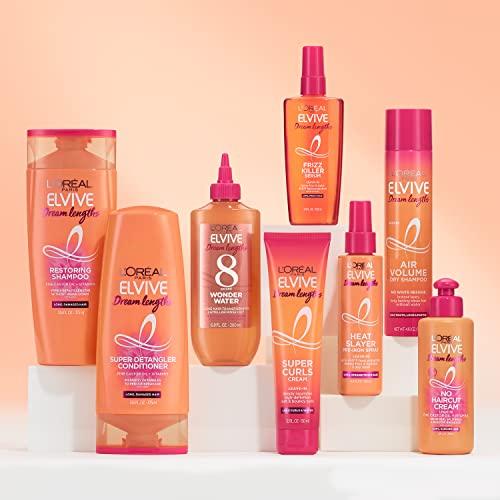 LOral Paris L\'Oreal Paris Elvive Dream Lengths Heat Slayer Pre-Iron Spray Leave-In, 4.4 Ounce