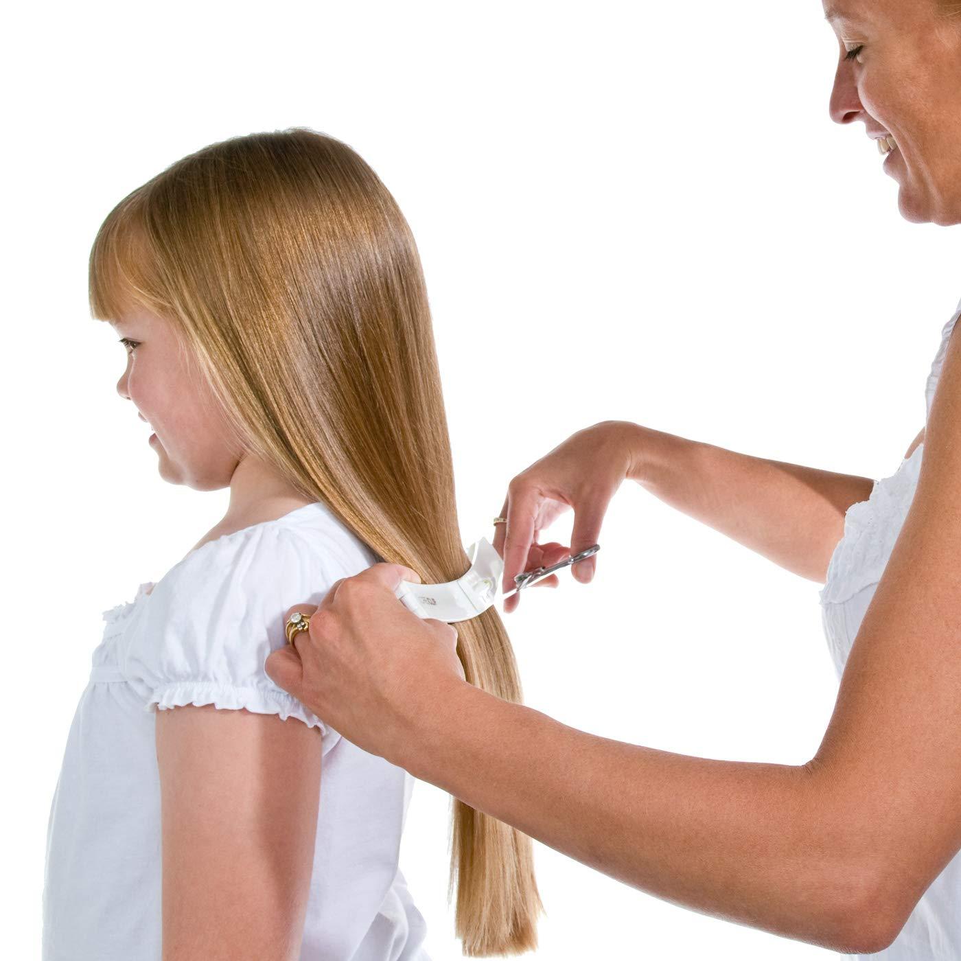 CreaProducts Original CreaClip Case and Hair Scissors, Hair Cutting Tool Hair Cutting Shears Thinning Scissors Hair Comb for Layers Bangs Kids Hair Cut Hair Cutting Kit (Set of 5)