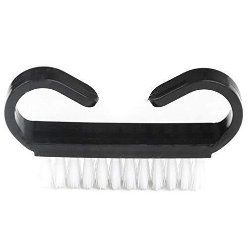 Suxgumoe Nail Brush,20 Pieces Black Handle Nail Cleaning Brushes Fingernail Brushes Hand Wash Brush for Toes and Nails Cleaning