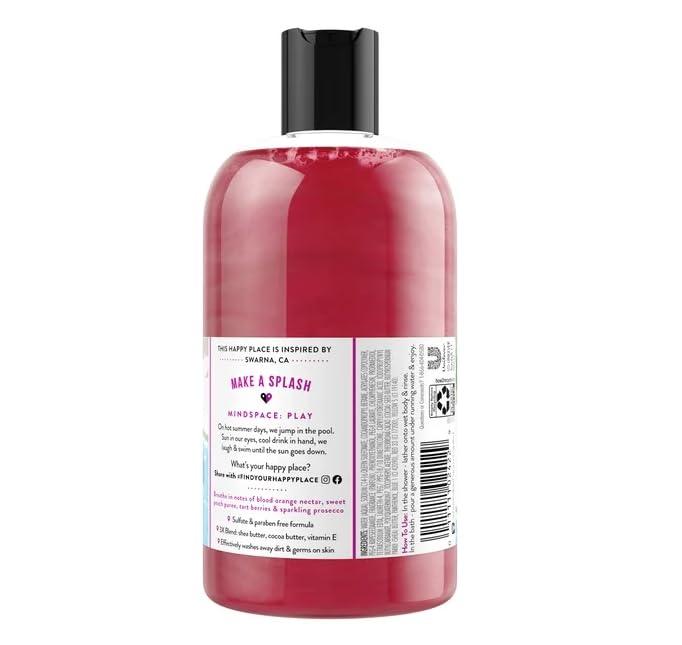 Find Your Happy Place Find Your Happy Place Bubble Bath and Shower Gel Summertime Sprinklers 12 fl. oz., Pink