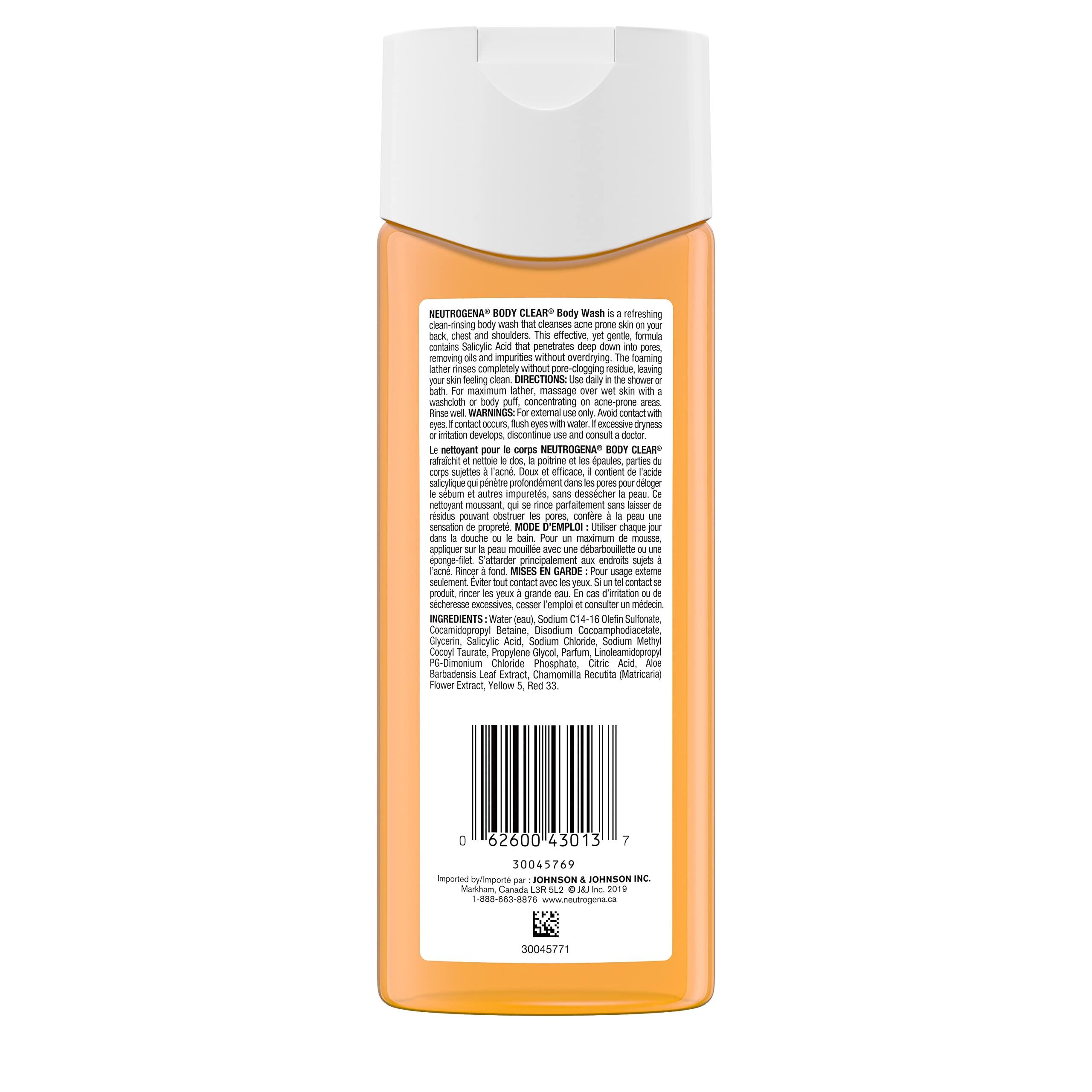 Neutrogena Neutrogena Body Clear Body Wash for Clean, Clear Skin, 8.5 Ounce