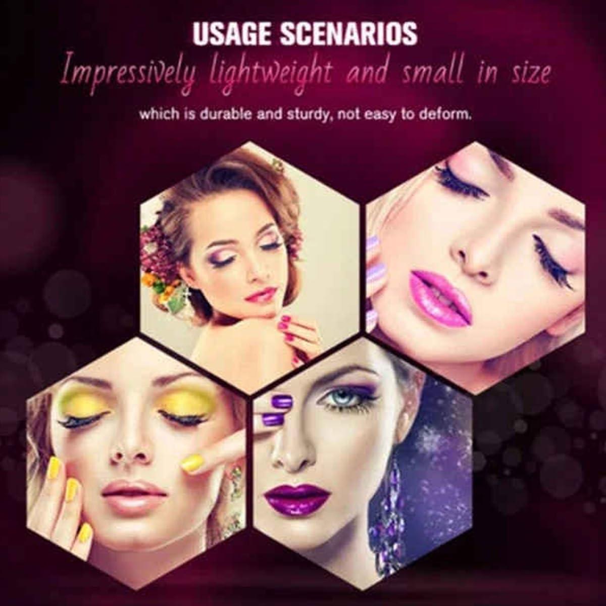 aralipu Reusable Magnetic Eyelash Kit, Magnetic Eyelash Partner Set with Eyeliner, Natural Look 8D Magnetic Lashes with Eyelashes Clip, 3D Magnetic Eyelash Kit Long Lasting, No Glue(MB4K-5+eyelash curler)