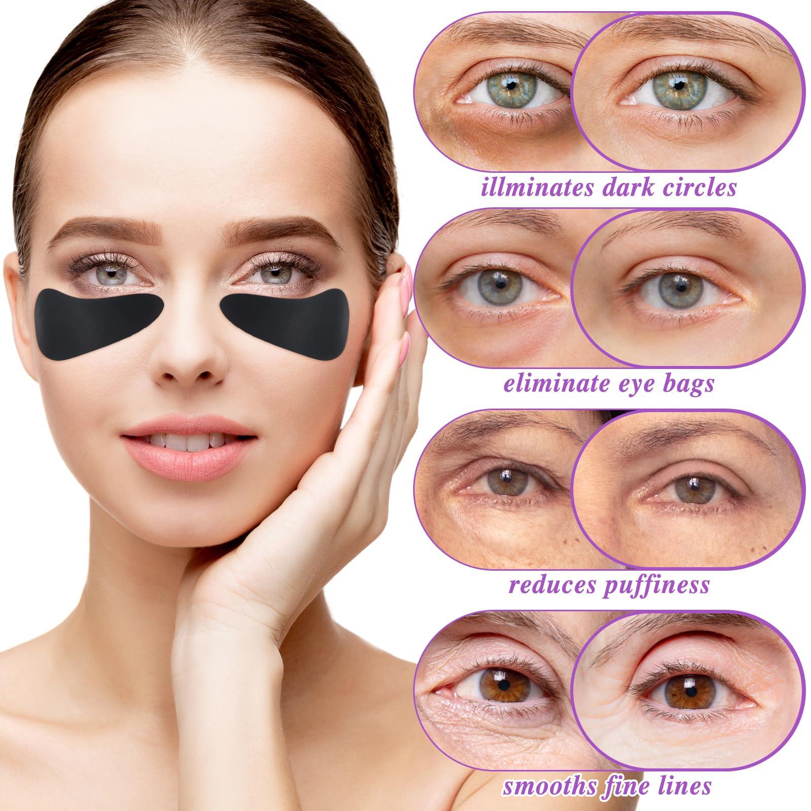 LLOUSSAK LLOUSSAK Reusable Eye Patches, 5 Pairs Reusable Under Eye Patches, Reusable Eye Mask, Silicone Eye Patches with Lifting Effect to Reduce Wrinkles and Fine Lines