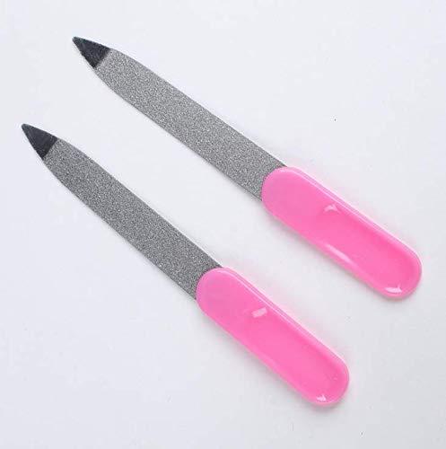 Cafurty Cafurty Nail Tools - 5pcs Metal Double Sided Nail File Stainless Steel Manicure Pedicure Tools Files - Metal Nail File Men Filer for Toenails Stainless Steel Fingernail Files