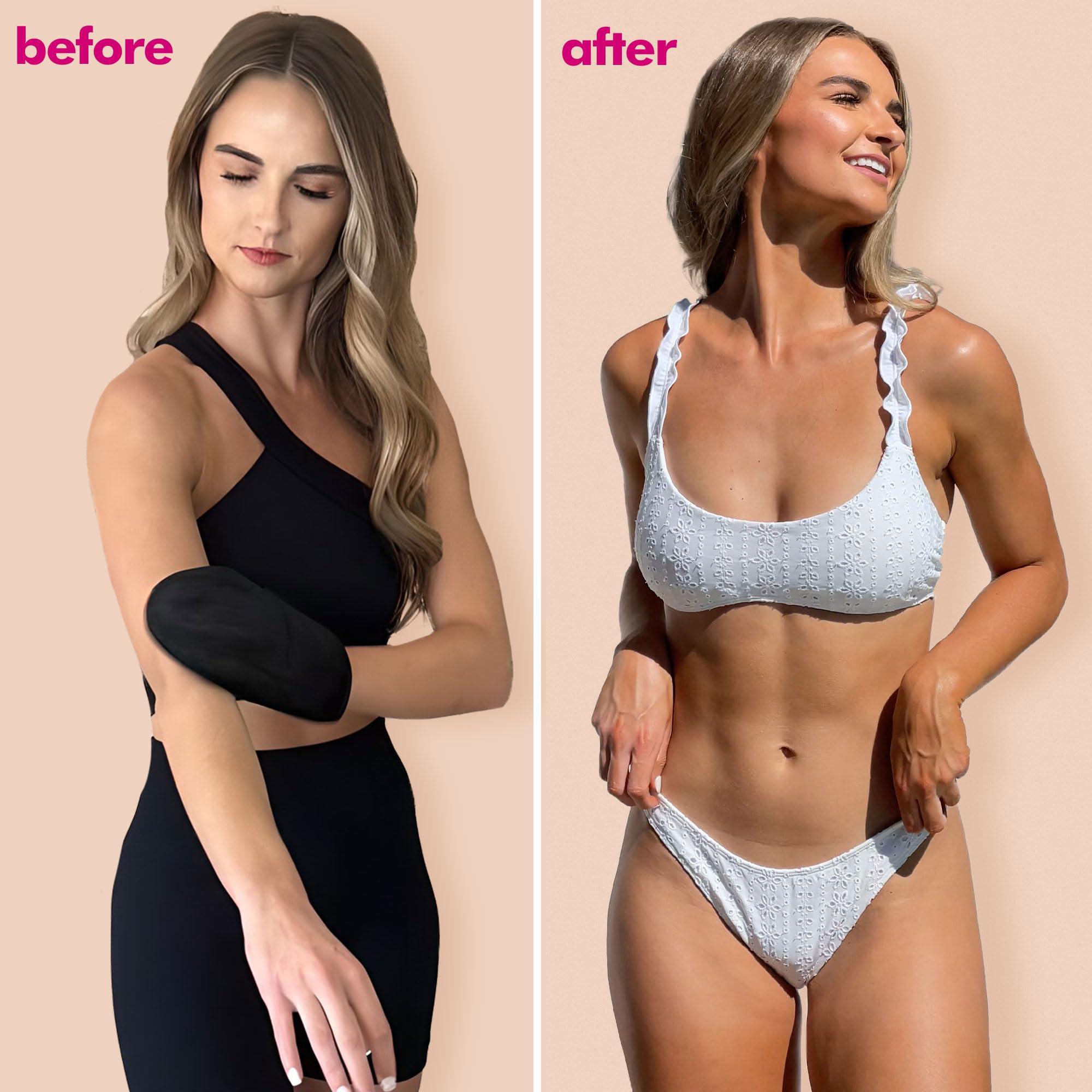 Beauty by Earth Tanning Lotion Self Tanner - USA Made with Natural & Organic Ingredients, Travel Size Self Tan Lotion, Non Toxic Gradual Tanning Moisturizer, Sunless Tanner for Fake Tan for Women & Men