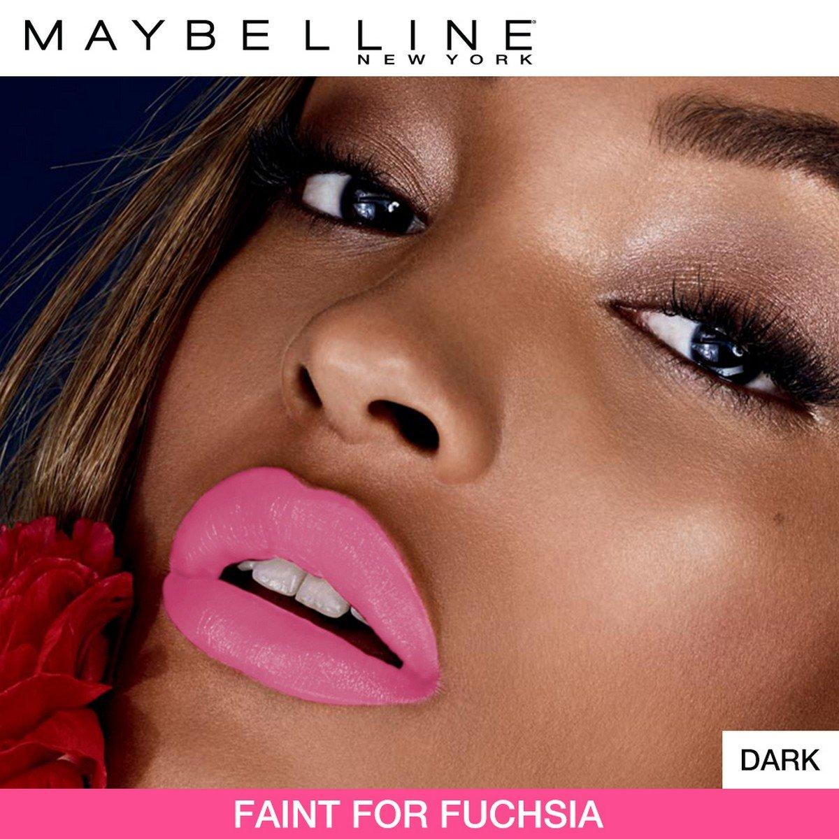 Maybelline New York Maybelline Color Sensational Creamy Matte Lipstick, Faint For Fuchsia, 0.15 oz.