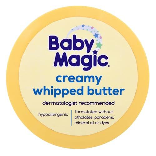 Baby Magic Baby Magic Creamy Whipped Butter | Helps Keep Skin Feeling Healthy and Baby Soft | Shea Butter & Colloidal Oat | 8.4 fl oz.