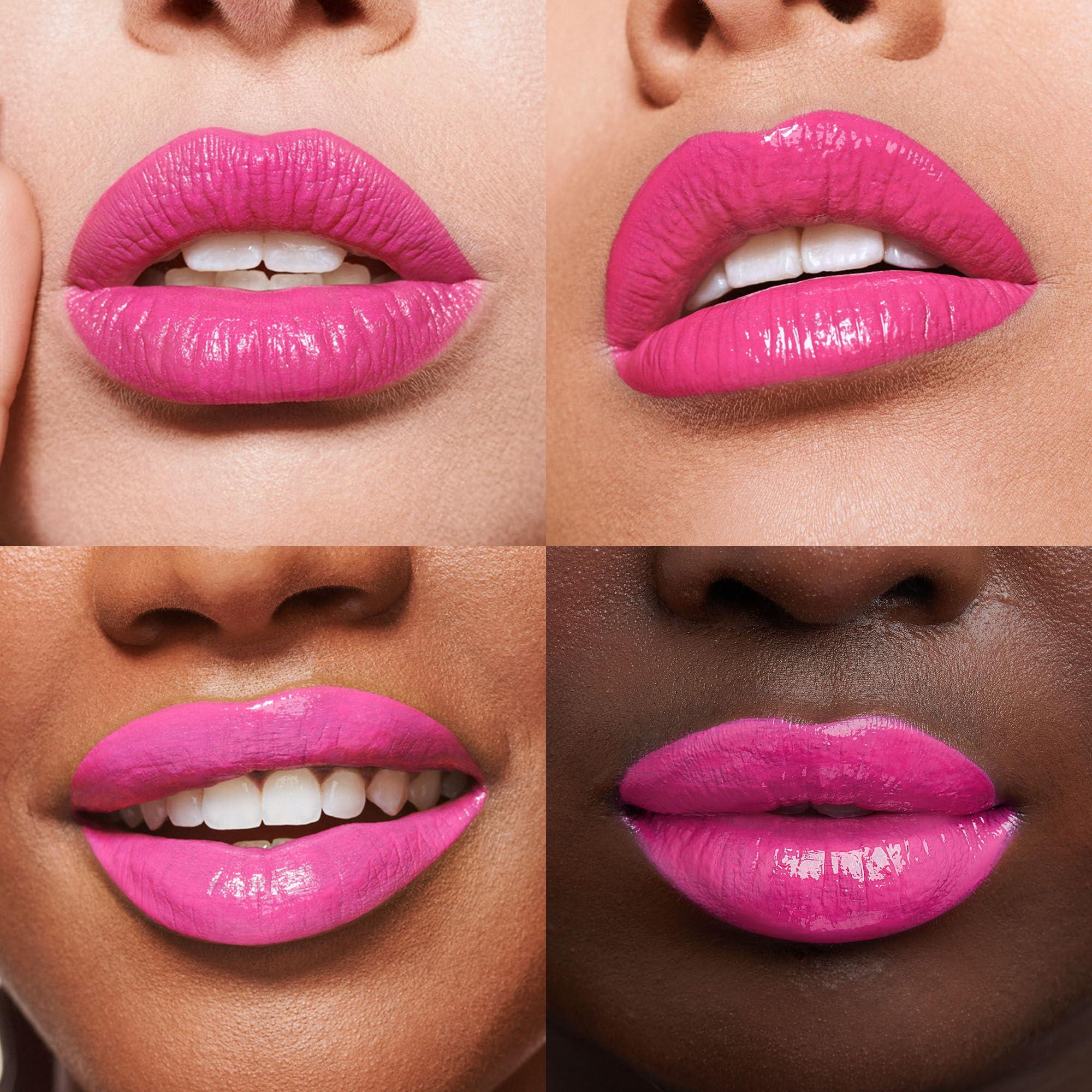 URBAN DECAY Urban Decay Vice Lip Bond Glossy Longwear Liquid Lipstick (Shock Value - Hot Pink), Transfer-proof, Smudge-proof, Up to 16HR Wear, Vegan, Cruelty-free - 0.14 fl oz