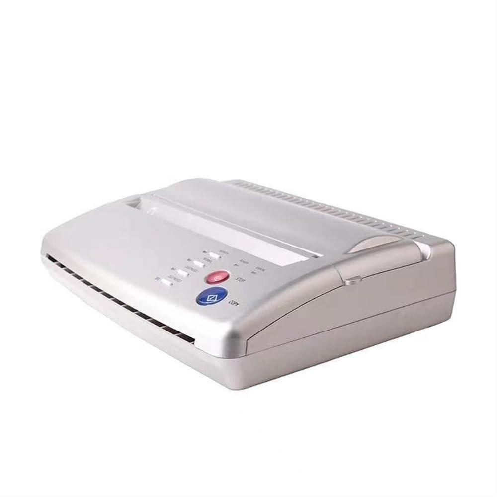 JHTIFRDY JHTIFRDY Tattoo Transfer Stencil Machine for Tattoo Transfer Temporary and Permanent Tattoos Professional A5 A4 Tattoo Transfer Copier, Thermal Stencil Paper Printer(Sliver)