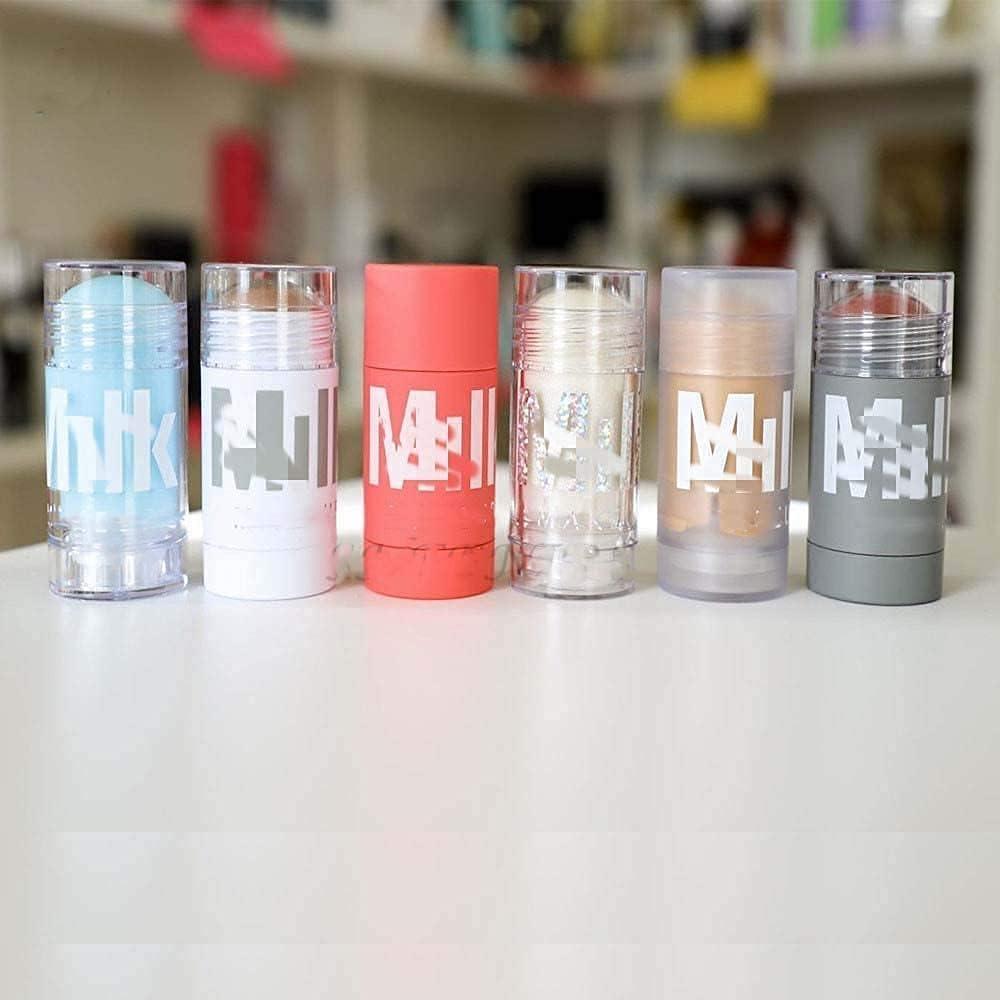 Minsily Sxminer 10 Pack 75ml Clear Round Empty Deodorant Containers 2.5 Oz Twist Up Filling Stick Tubes Plastic Deodorant Bottles Refillable Lip Balm Tube for DIY Make Own Deodorant Lipstick Crayon Chapstick