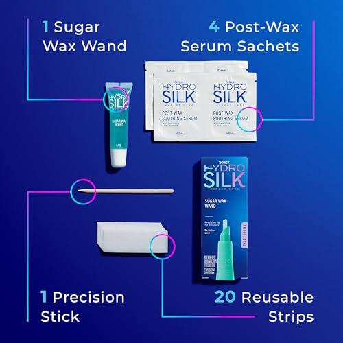 Schick Hydro Silk Schick Hydro Silk Sugar Wax Wand | Soft Wax, Eyebrow Wax Pen, Face Wax, Lip Wax, Face Hair Removal Depilatory Wax