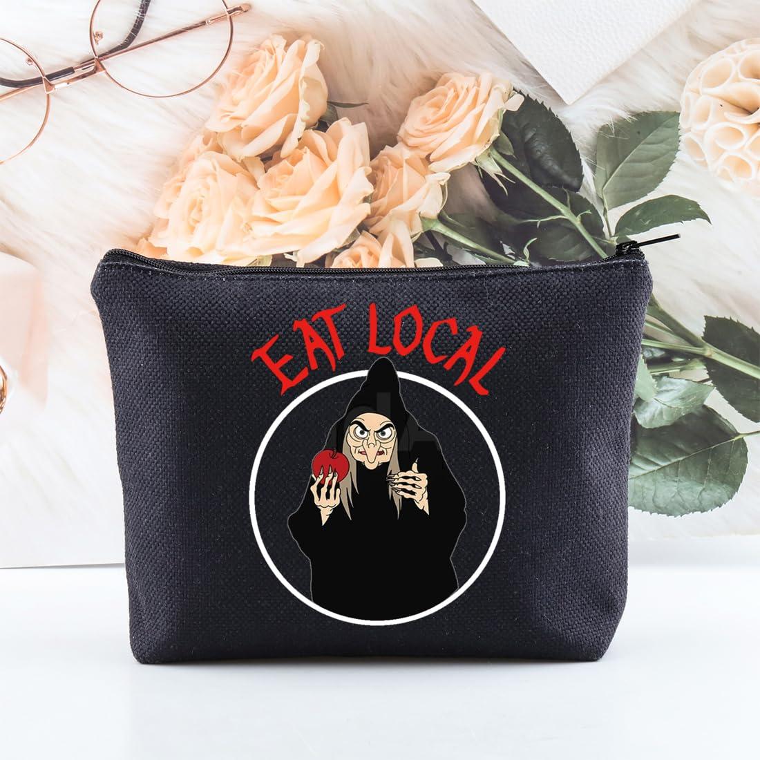 CENWA CENWA Poisoned Apple Makeup Pouch Bag Poison Apple Cartoon Movie Gift Poison Villains Inspired Gift (local B)