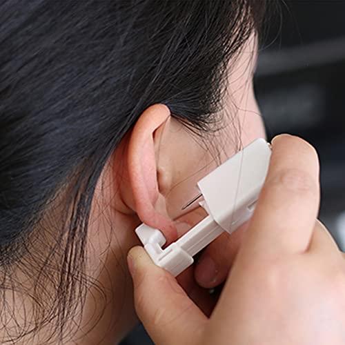 Shyarr Ear Piercing Gun 2 Pack Disposable Ear Piercing Gun Kit Safety Ear Piercing Kit Tool with 4MM Earring Studs Hypoallergenic Ear Piercing Kit