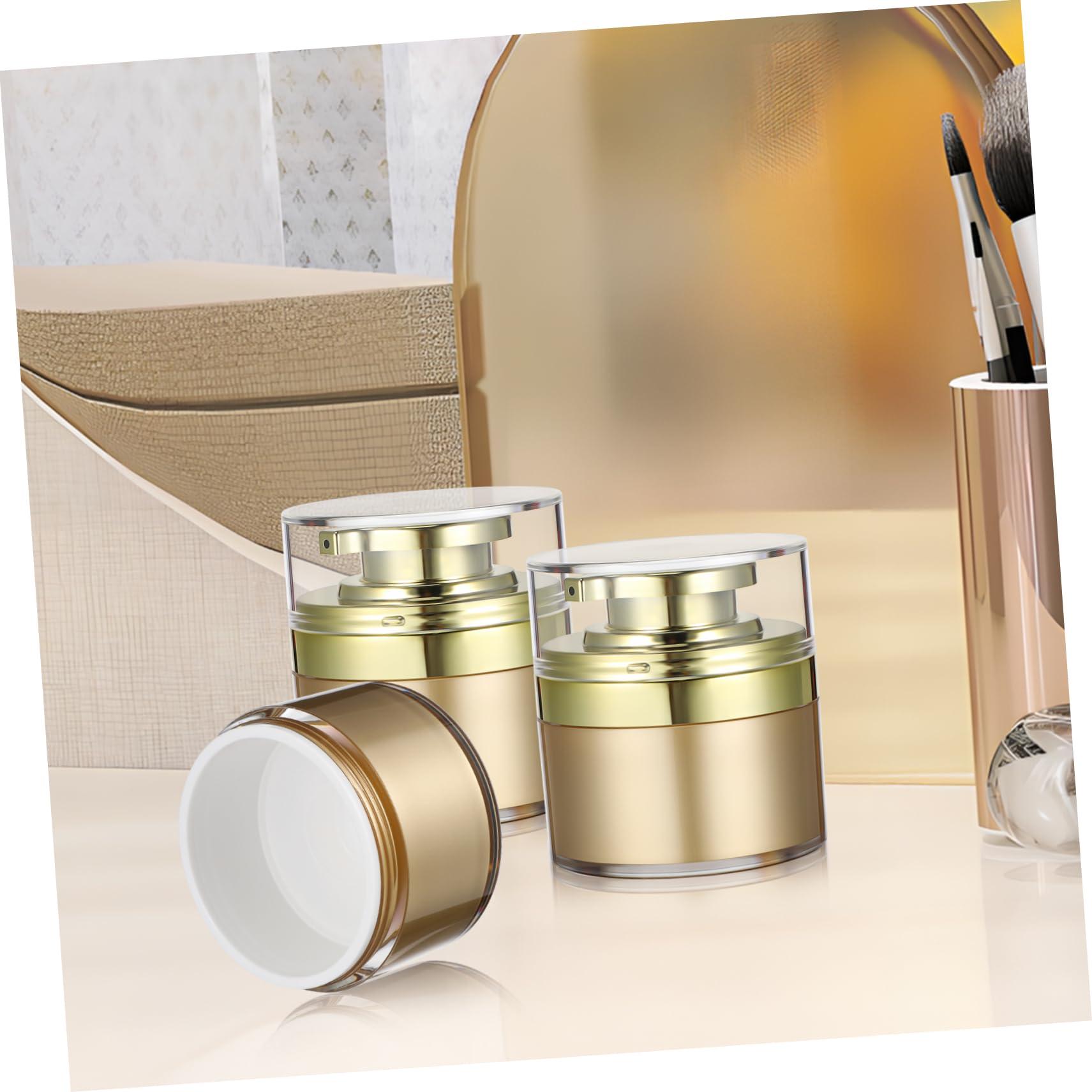 FOMIYES FOMIYES Travel-Friendly 30ml Press Bottle Dispenser Airless Pump for Skincare Products