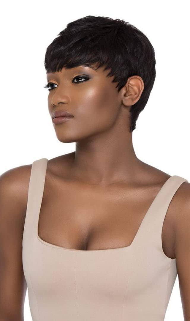 Duby Outre Human Hair Wig Duby Wig Pixie Mohawk (DEEP BLUE)