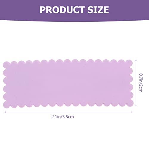 EXCEART EXCEART 5pcs Tulle Butterfly Hair Clip kids hair clips bow hair clips purple flower hair clip suits for kids purple outfits purple suit kid hair clips sweet girl hair accessories plastic