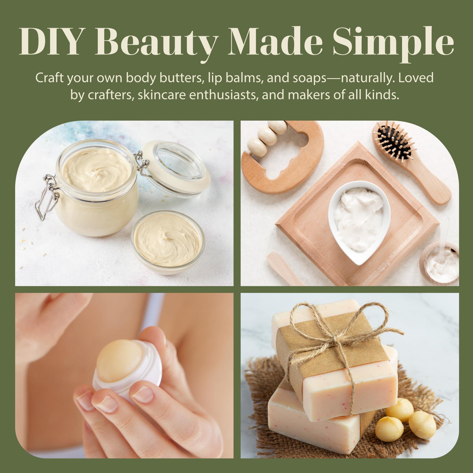 era of nature era of nature Organic Unrefined Raw AFRICAN IVORY WHITE SHEA BUTTER, for Anti Aging Dry Skin Base Beauty, Use Alone or in DIY Body Butters, Soaps, Lotions and lip balm - (Ghana) (2lb)